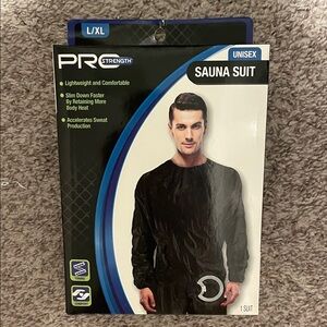 PRO Strength Unisex Sauna Suit - Black nwt
